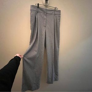 Black and white houndstooth wide leg dress pant. Worn once.